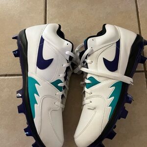 Nike Air Jordan Stadium 90 Football Cleat White Grape Ice HQ0210 105 Men Sz 15